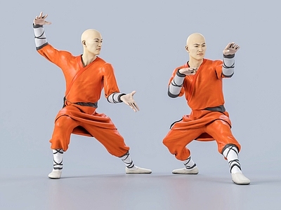 现代少林和尚 武僧 武术 太极 十二铜人