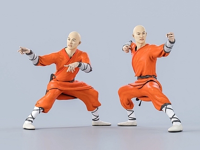 现代少林和尚 武僧 武术 太极 十二铜人