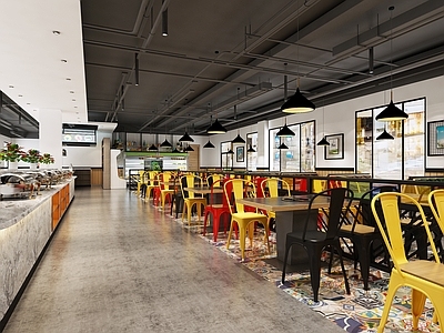 现代火锅店