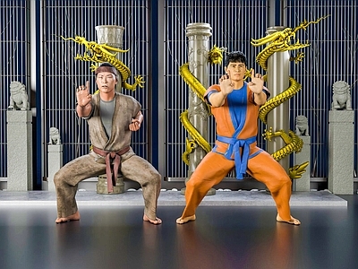 现代男人 比武男人 打斗