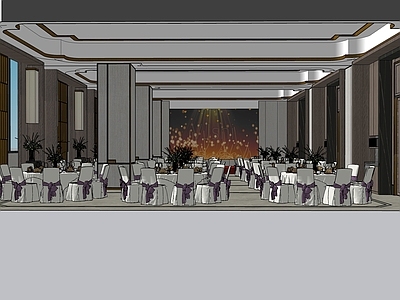 现代酒店宴会厅