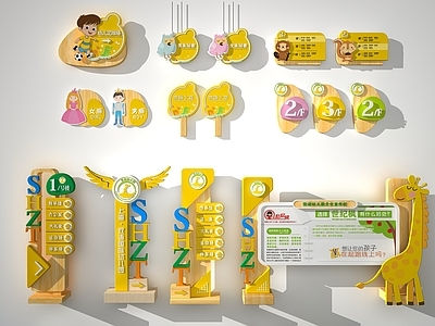 现代广告指示牌