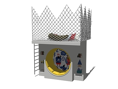 现代儿童床 双层床 上下铺 床上用品  儿童