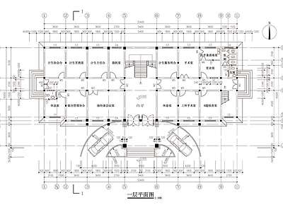 镇政府办公楼建施图 施工图