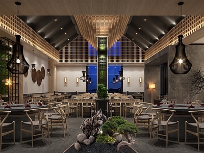 新中式火锅店 餐饮店 中餐厅 砂锅店 串串餐饮店