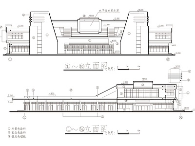 二层汽车站建筑设计图 施工图