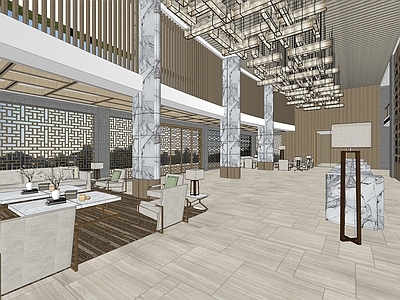 新中式酒店大堂