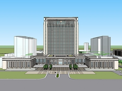 现代医疗建筑 高层综合医院