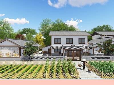 新中式乡村民房