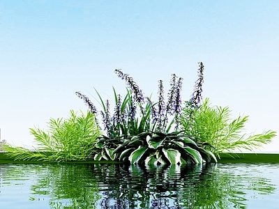 现代花草组合