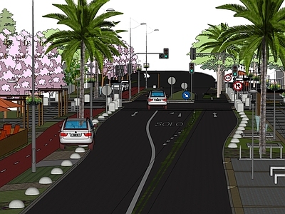 现代道路