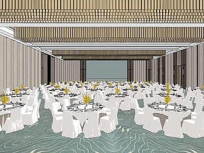 现代酒店宴会厅 宴会前厅