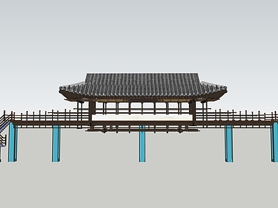 新中式天桥