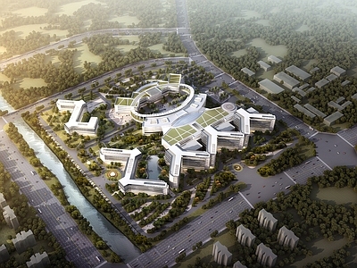 现代医疗建筑 医院