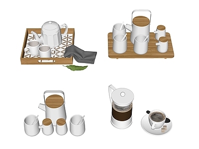 现代茶具组合