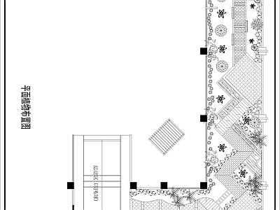 现代屋顶花园平面布置图