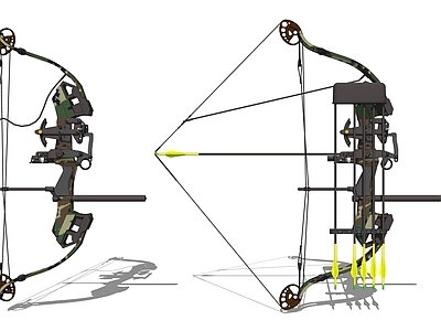 现代弓弩 弓箭
