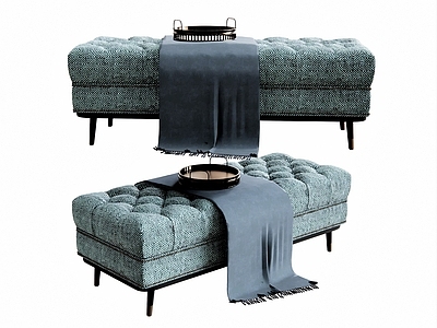 北欧床尾凳 长凳 矮凳 鞋凳 贵妃凳 毯子 摆件 沙发凳
