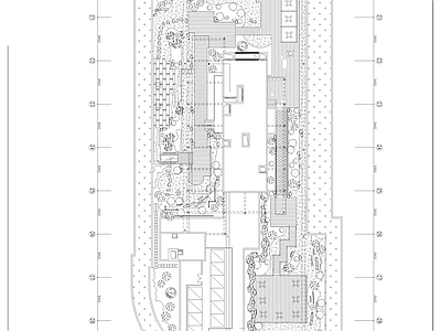 屋顶花园cad平面图 施工图