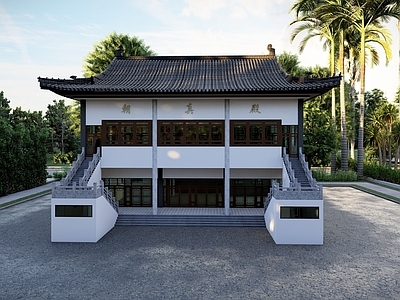 中式教堂清真寺建筑