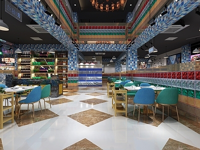 工业风火锅店