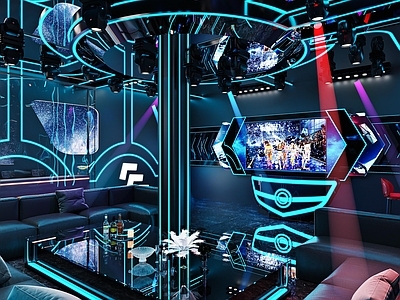 现代KTV 包厢