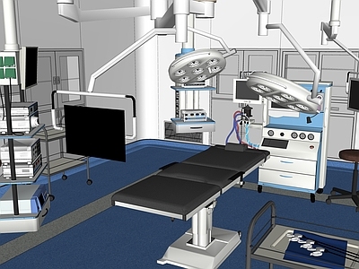 现代医疗手术室