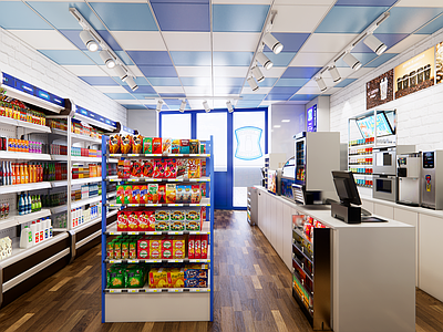 现代便利店 生活用品区