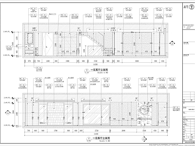 现代简约样板间室内施工图 平层