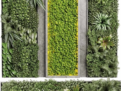 现代绿植墙