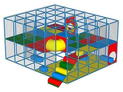 现代游乐设施 室内淘气堡