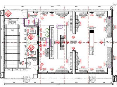 女装品牌服装店CAD 施工图