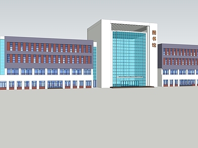 现代图书馆建筑 环形图书馆建筑