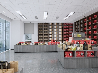 现代超市 特产超市 便利店 生活用品区