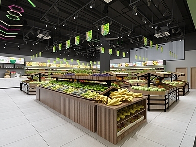 工业风水果店