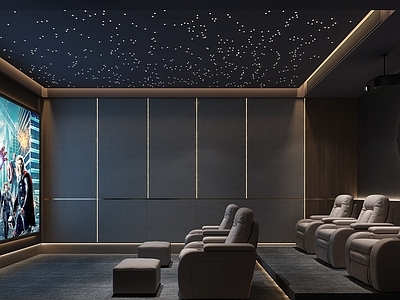 现代家居影音室