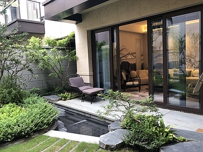 私家庭院景观施工图