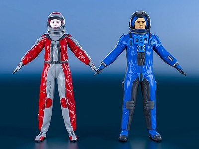 现代太空人 航天员 宇航员 飞行员 宇航服 太空服 航天服 登月 太空探险