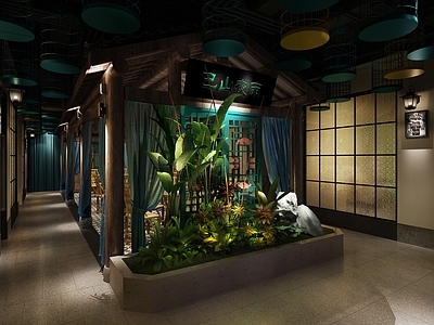新中式火锅店