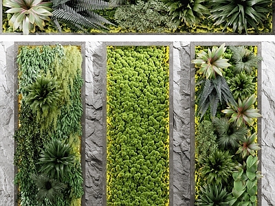 现代绿植墙