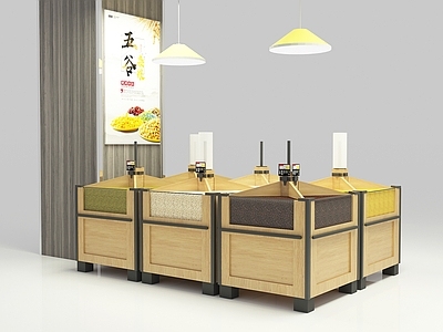 现代超市粮食杂粮货架 展具