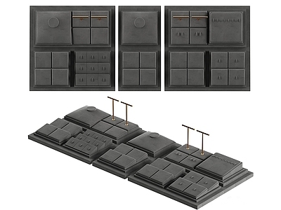 现代珠宝首饰陈列台 珠宝首饰展示架 玉石宝石 展具