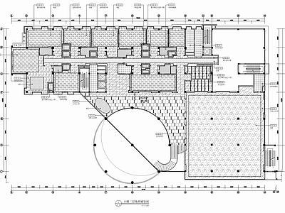 2300㎡中餐厅及宴会厅CAD施工图