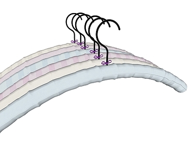 现代服装衣架