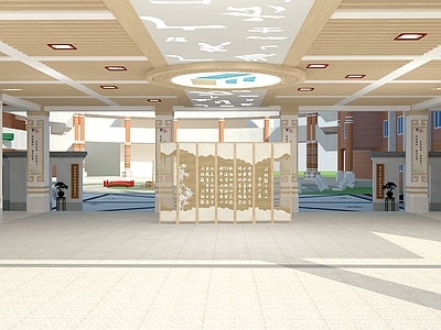 新中式其它学校空间