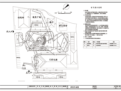 骨科医院园林景观 施工图 医院疗养景观