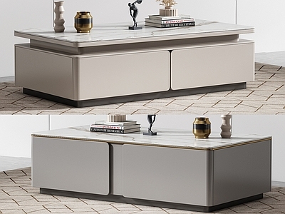 现代茶几 长方形 大理石茶几 方形茶几