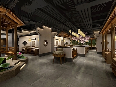 中式火锅店