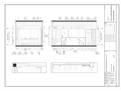 现代酒店客房家具展厅 施工图