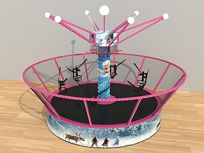 现代360°六人灌篮蹦极 蹦床 跳跳床